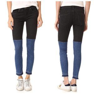 BLANKNYC Two Toned Raw Hem Jeans